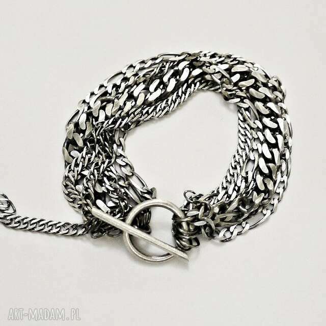 KSZU - Multi Chain Silver Bracelet