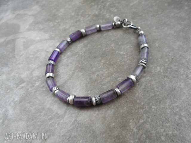 bransoletka z ametystem