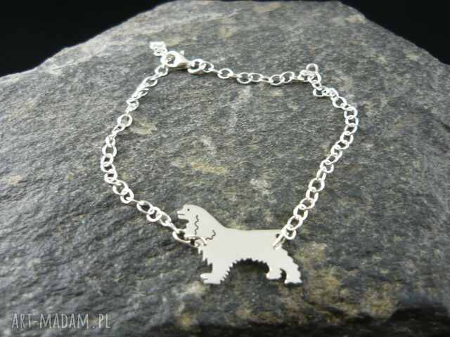 COCKER SPANIEL srebro próby 925 bransoletka ( nr. 9)