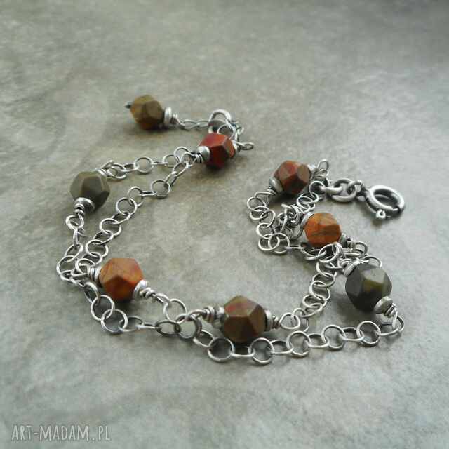 bransoletka malowana jesienią