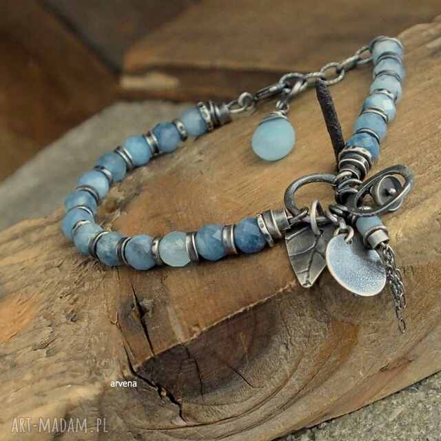 Akwamaryn - bransoletka 017