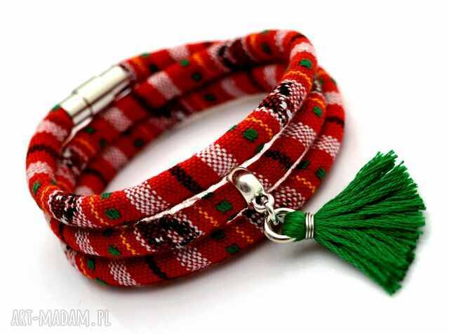 Bransoletka magnetoos boho masayum z chwostem