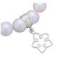 Sotho pomysł na prezent świąteczny perły bransoletka wykonana z pereł swarovski® crystal w kolorze perłowym zawieszka