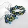 soutache bransoletka sutasz z jadeitami jadeit