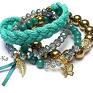 turkusowe kamienie turquoise and gold set jadeity