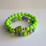 modne budda bracelet by sis: zielony w koralach