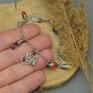 Agata Rozanska bransoletka regulowana magiczna kolorowa z sercem wire wrapping ametyst