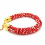 Poppy Red - bead crochet beading