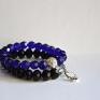 cyrkonie bracelet by sis: modne kryształy w kolorze electric glamour niebieski