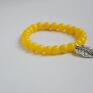 bracelet by sis: żółty marmur ozdobiony prezent