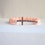 kamienie bracelet by sis: liliowe z różowym cyrkoniowym nowość cyrkonie