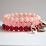 intrygujące bracelet by sis: hamsa w jasno różowych różowy