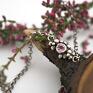 Jachyra Jewellery delikatna kwiaty kwitnąca piwonia bransoletka