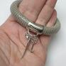 metal strap - taupe snake /13.05.15/ swarovski