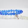Bracelet by SIS: klucz w niebieskich kryształach - prezent