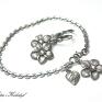 orchid - bransoletka - srebro delikatna romantyczna