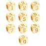 Sotho frapujące bransoletka z liczbami anielskimi cyframi złota