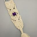 Brelok boho "FIOLETOWY KORALIK#1"