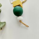 brelok drewniany z lamą