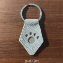 Skórzany brelok do kluczy z motywem łapki - O-Paws