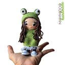 Brelok personalizowany wykonany na szydełku