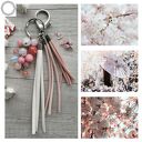 Brelok z kamieniami naturalnymi - CHERRY BLOSSOM