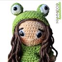 Brelok personalizowany wykonany na szydełku