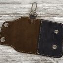 Ręcznie robione skórzane etui na klucze-brelok