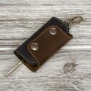 Ręcznie robione skórzane etui na klucze-brelok