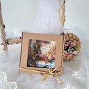 brelok makramowy tęczowy prezent dla nauczyciela koniec roko szkolnego