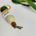 Drewniany brelok Monstera Plantlover - zawieszka do torebki