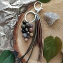 Brelok z kamieniami naturalnymi - Autumn Forest III