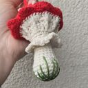 Ręcznie robiony muchomorek - brelok, zawieszka i ozdoba handmade