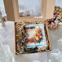 brelok makramowy tęczowy prezent dla nauczyciela koniec roko szkolnego