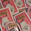 Skórzany brelok do kluczy z łapką O-Paws - naturalna skóra handmade