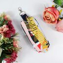 Małe etui na klucze drobiazgi przywieszka KOLOROWY WZÓR