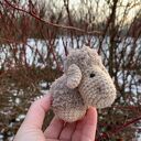 Beżowa owieczka - brelok