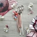 Brelok z kamieniami naturalnymi - CHERRY BLOSSOM