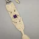 Brelok boho "FIOLETOWY KORALIK#1"