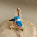 Broszka filcowana - Zimorodek