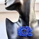 Chaber broszka sutaszowa