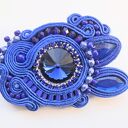 Chaber broszka sutaszowa