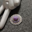 Ręcznie haftowana broszka DLA NATALII