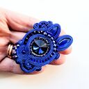 Chaber broszka sutaszowa