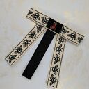 Broszka kotylion w pszczółki z kryształkiem