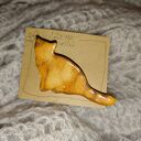 broszka ceramiczna kot