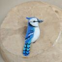 Blue Jay - filcowania broszka