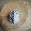 Broszka filcowana - Jeż