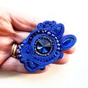 Chaber broszka sutaszowa