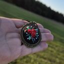 Ręcznie robiona broszka handmade